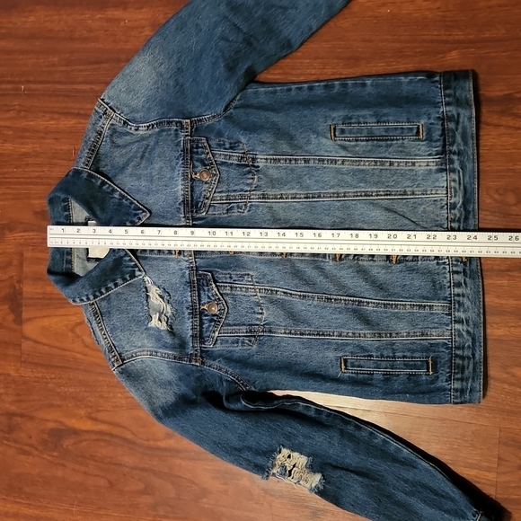 Forever 21 Jacket Denim Small - Picture 7 of 14